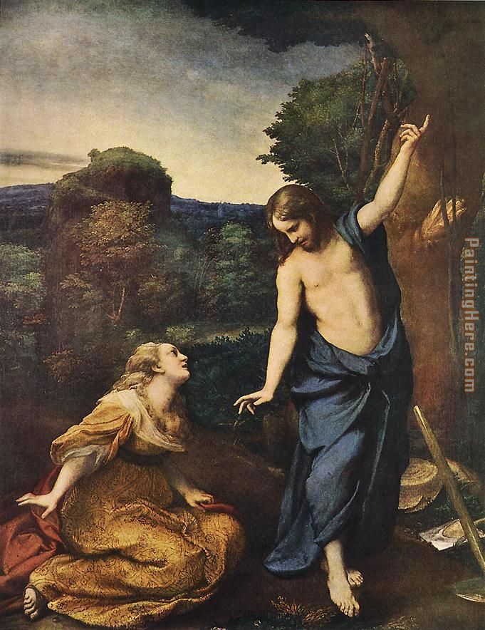 Noli me Tangere By Corregio 1525 painting - Unknown Artist Noli me Tangere By Corregio 1525 art painting